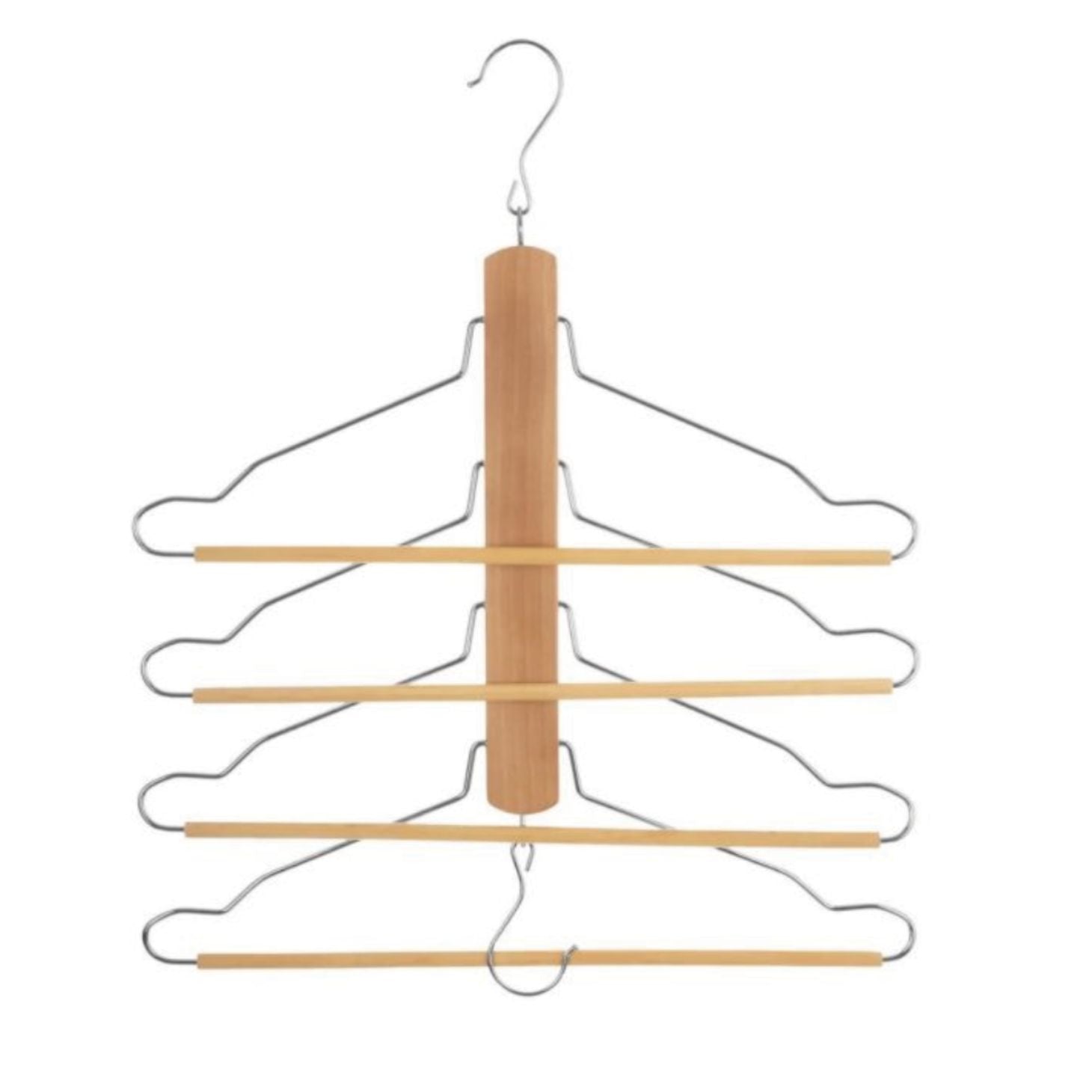 APPENDIABITI IN LEGNO PER 4	PANTALONI