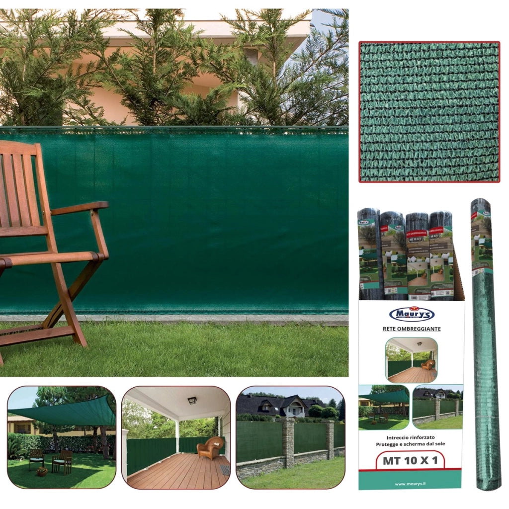 MAURY'S RETE OMBREGGIANTE IN COLORE VERDE DA 10 MT