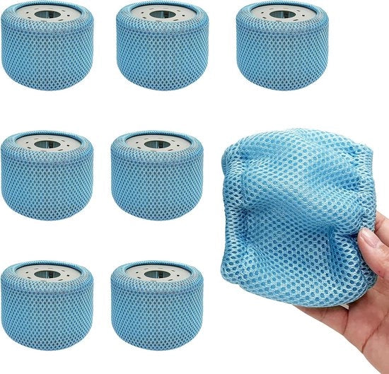 Accessori per piscina - 8 set di reti di protezione - compatibili con filtri - 90 sostituzione filtro