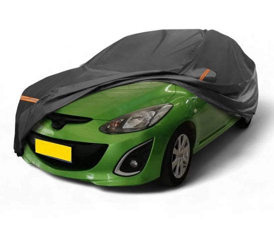 Kit di protezione auto impermeabile - protezione contro elementi atmosferici - ventilato - compatibile con Mazda 2 (2007-2022) - installazione facile - copertura completa - kit di copertura auto
