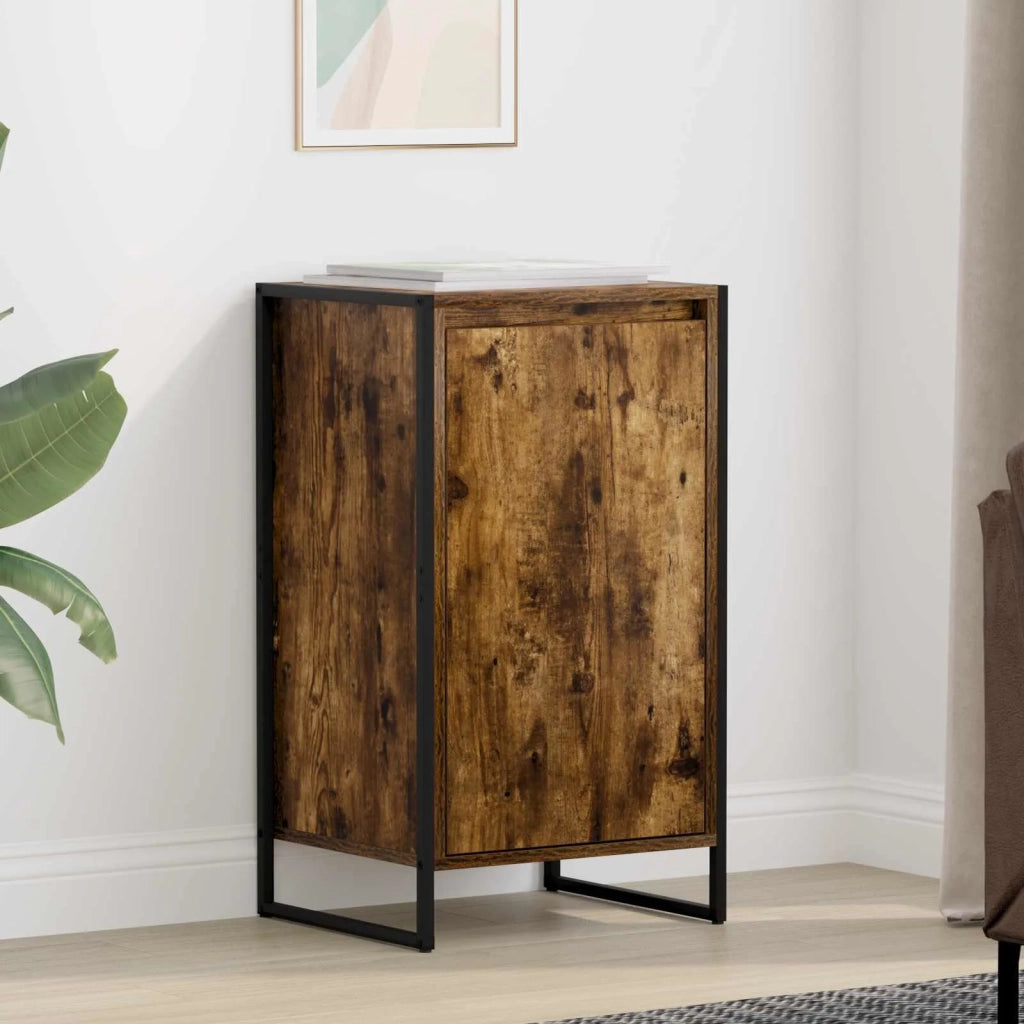 Credenza | Madia | Buffet da pranzo | Armadio da pranzo Quercia Fumosa 43 x 36 x 75,5 cm Legno multistrato