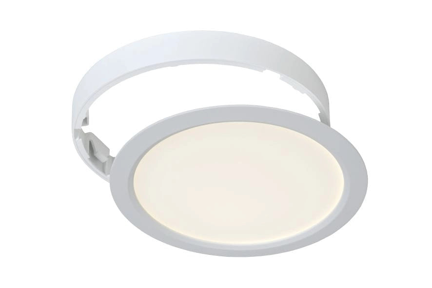 Plafoniera LED Lucide Tendo 18W 3000K bianca 22cm