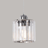 Lampada Da Soffitto Cristallo Argento APP508-1CP