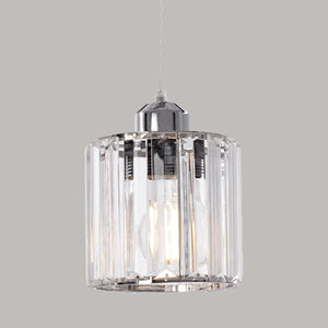 Lampada Da Soffitto Cristallo Argento APP508-1CP