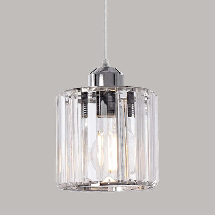 Lampada Da Soffitto Cristallo Argento APP508-1CP