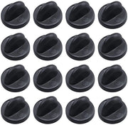 Clampi di gomma antiscivolo - 200 pezzi - Diametro 10 mm - Altezza 8 mm - Pinback