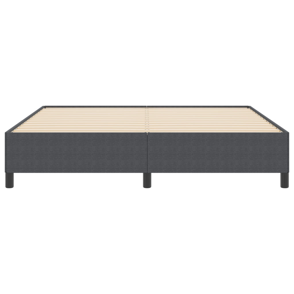 Struttura letto Grigio Scuro 180x200 cm Tessuto in Cords