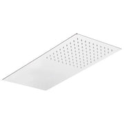 SOFFIONE 1 GETTO RETTANGOLARE ULTRA PIATTO ACCIAIO INOX- mm 500x250x3- MARIA- pezzi 1