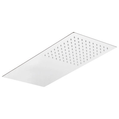 SOFFIONE 1 GETTO RETTANGOLARE ULTRA PIATTO ACCIAIO INOX- mm 500x250x3- MARIA- pezzi 1