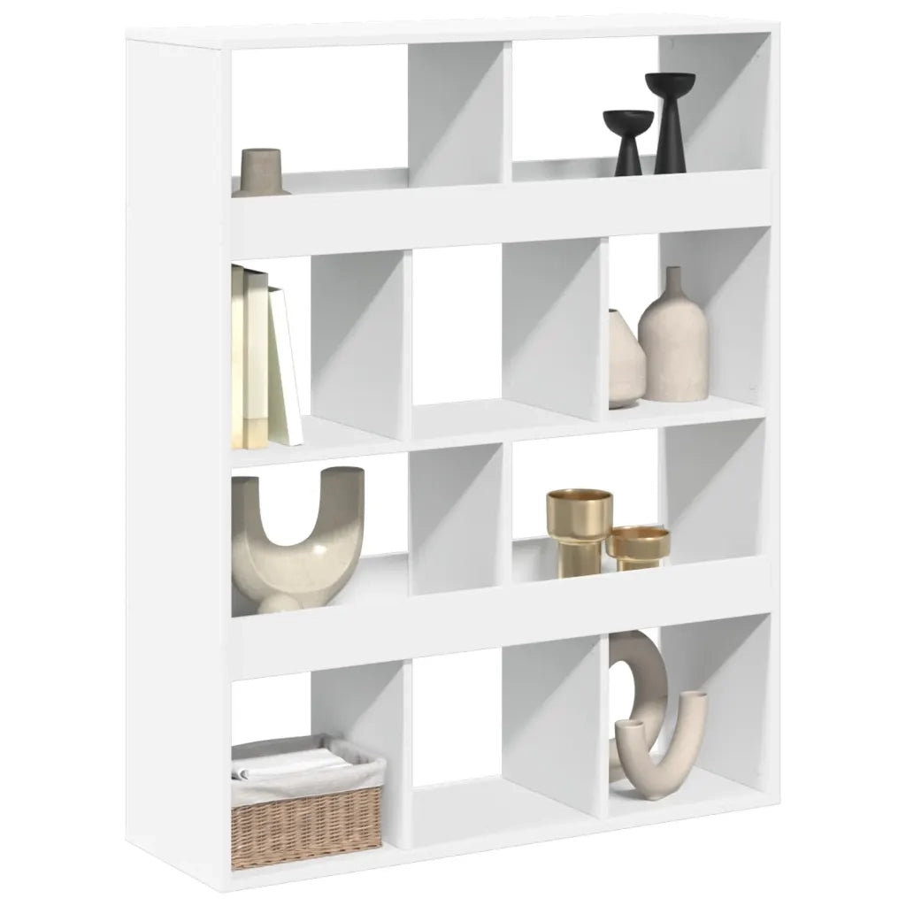 Divisorio Stanza | Paravento | Divisorio Ambienti Bianco 100x33x125,5 cm in Truciolato
