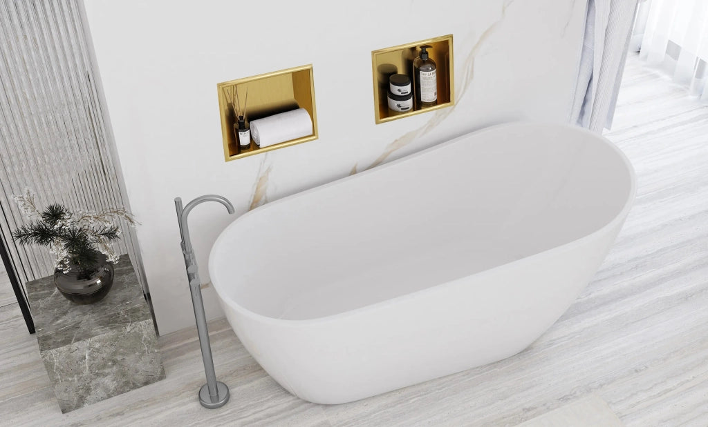 Mensola Bagno 30x30 Gold Brush