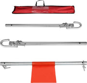 Pala di soccorso auto 3 in 1 con tas di stoccaggio e fune da traino per auto fino a 2000 kg