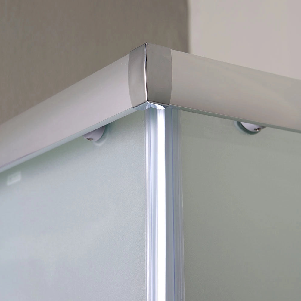 Box doccia 80x120 vetro satinato scorrevole
