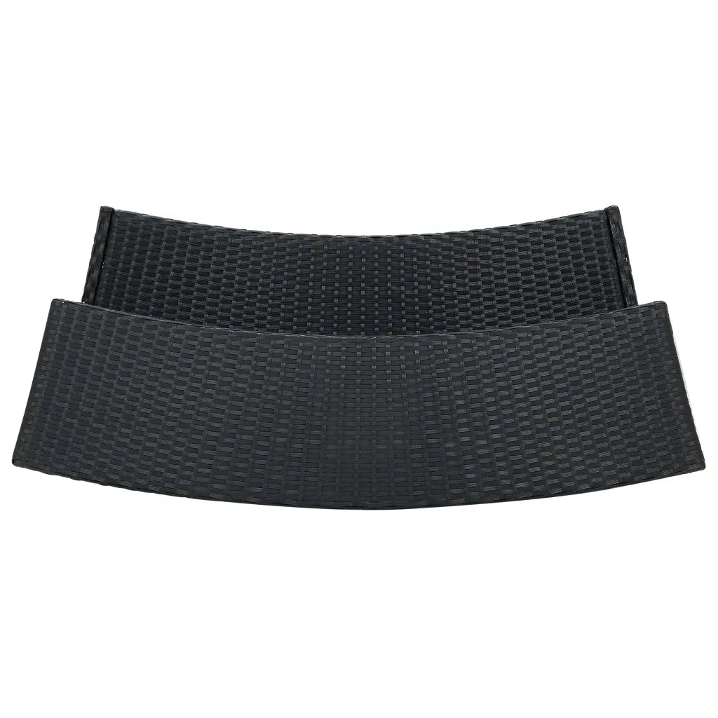 Set da Bar da Giardino 5 pz con Cuscini Nero cod mxl 42557