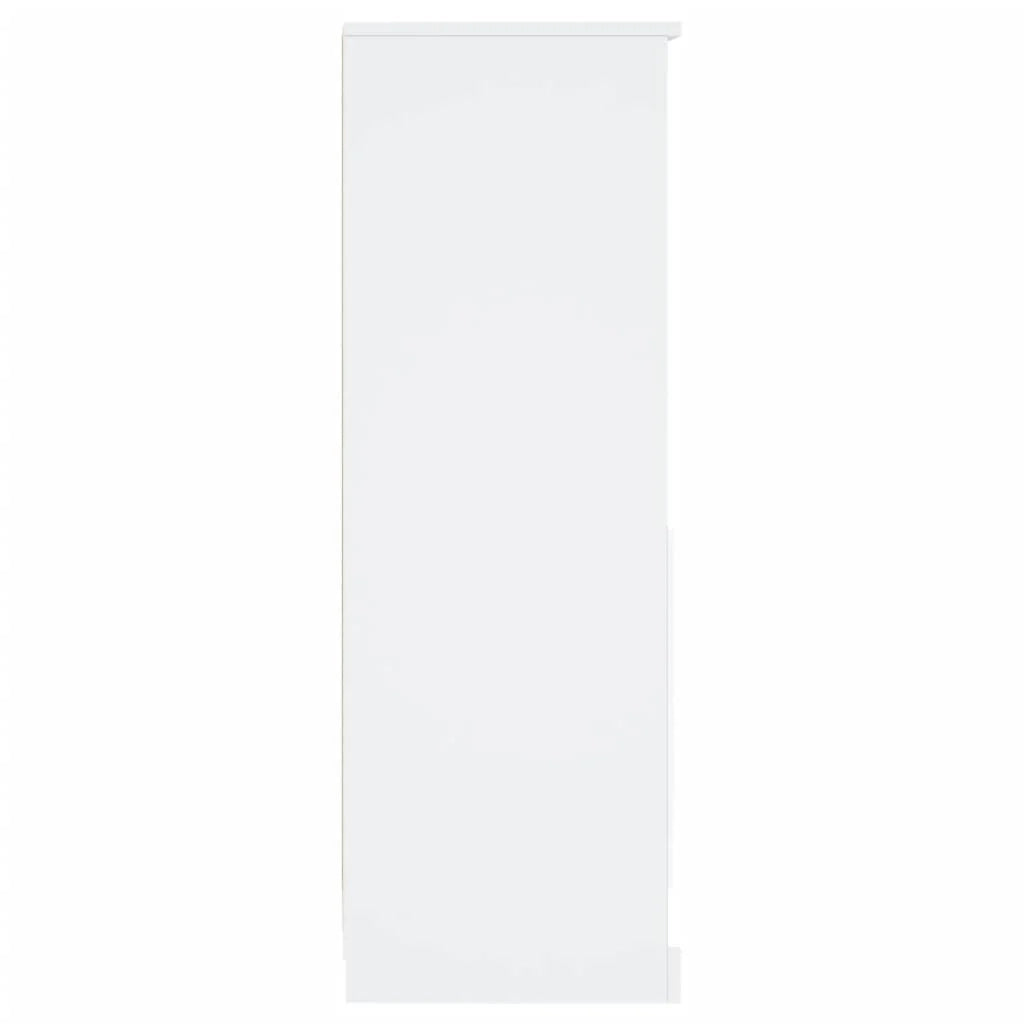 Buffet credenza cassettiera mobiletto mobile contenitore organizer cucina soggiorno salotto alto 36 x 35,5 x 103,5 cm legno ingegnerizzato bianco 02_0032437