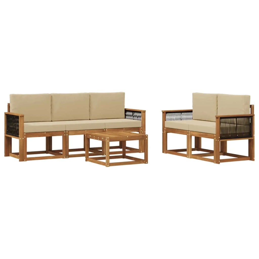 Set di divani da esterno 6 pz 3384994