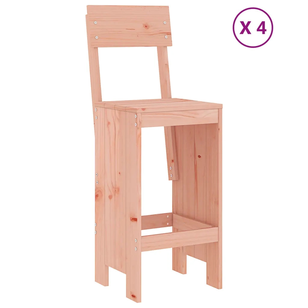 Set da Bar da Giardino 5 pz | Set Salotto da Giardino in Legno Massello di Douglas