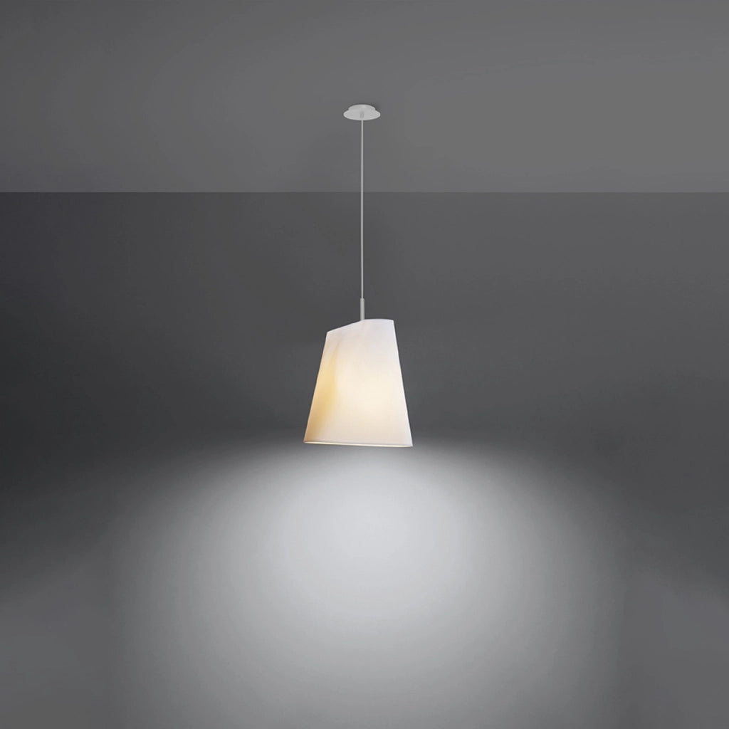 Lampada a sospensione Fioran bianca E27 15W Pure Lume