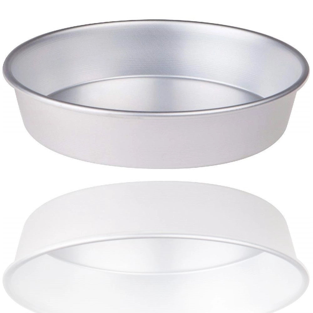 Trade Shop - Set 2 Pezzi Stampo Crostata Pastiera 28 Cm Forno Alluminio Teglia Antiaderente -