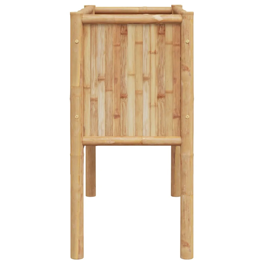 Fioriere | Cassetta per fiori | Letto Rialzato Marrone 90 x 35 x 70 cm Bamb¨´