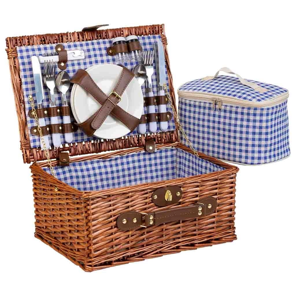 Cestino pic-nic marrone 40x28x20h