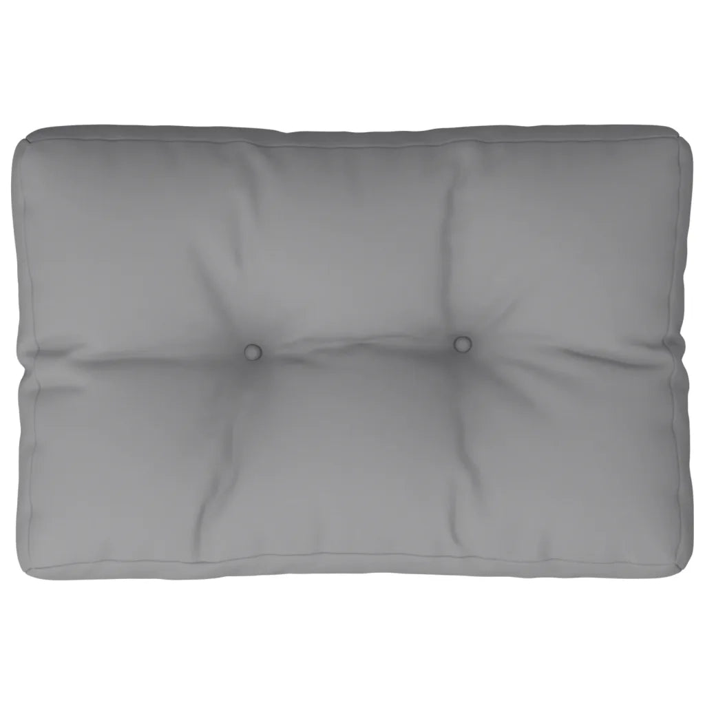 Cuscino per Pallet Grigio 60x40x12 cm in Tessuto 314438