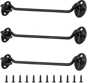 Haken per finestra da 20 pollici in acciaio inossidabile - 3 pezzi - chiusura automatica - ermetico - resistente alla furto - facile da installare