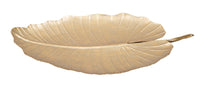 Svuota Tasche Foglia Glam 23x2x35,5 cm in Ferro Oro