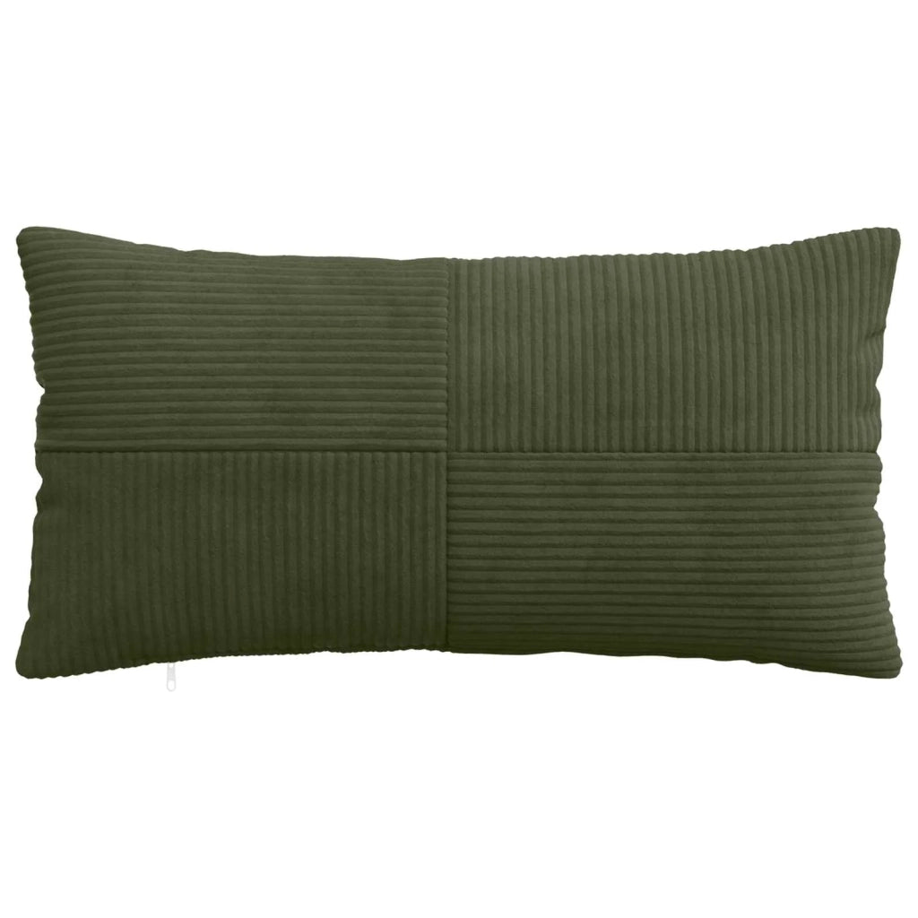 Federa 6 pcs ALMELO Verde 40 x 80 cm corduroy 914636