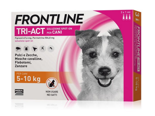 antiparassitario tri-act per cani 5¸10 kg. (cf. 3 pipette) cod:ferx.vit37103