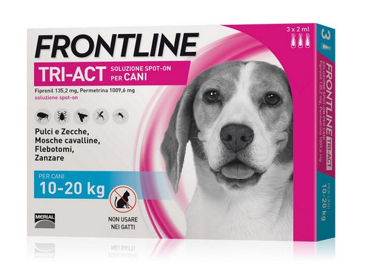antiparassitario tri-act per cani 10¸20 kg. (cf. 3 pipette) cod:ferx.vit37104