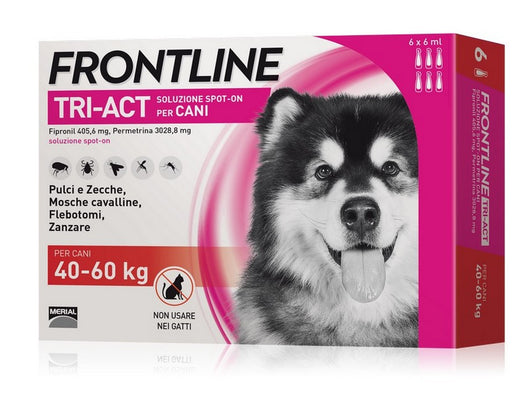 antiparassitario tri-act per cani 40¸60 kg. (cf. 6 pipette) cod:ferx.vit42208
