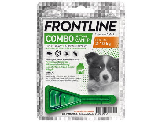 antiparassitario combo per cani 2¸10 kg. (cf. 1 pipetta) cod:ferx.vit33702