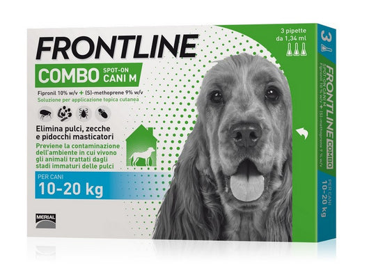 antiparassitario combo per cani 10¸20 kg. (cf. 3 pipette) cod:ferx.vit33698
