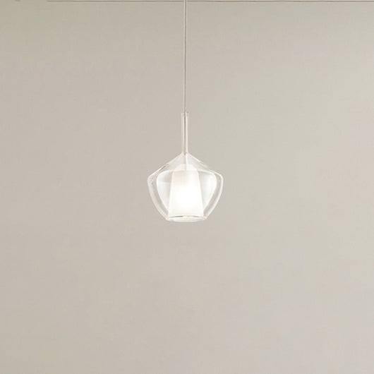 Vetro Borosilicato Contemporaneo Rain Trasparente D20 Senza Rosone