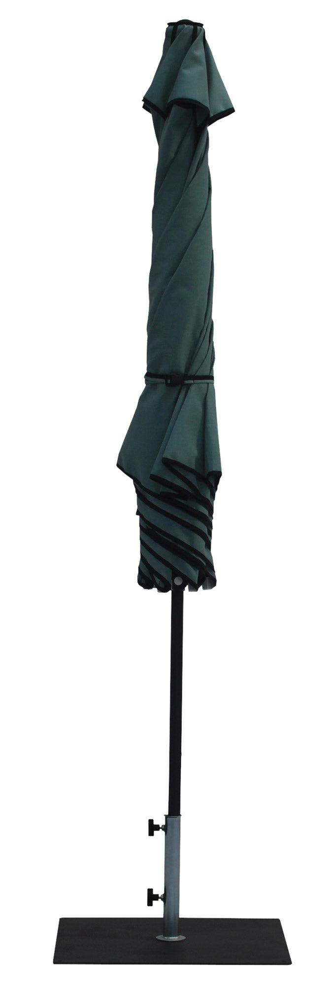 Ombrellone da Giardino Ø3 m Palo Ø38 mm in Alluminio Tessuto Dralon Acrilico Border Aguademar