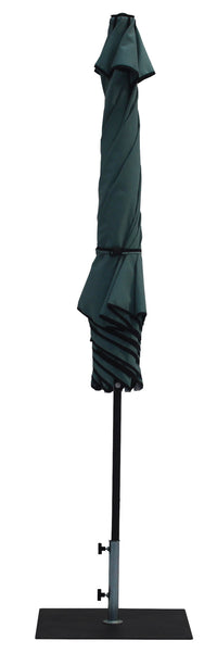 Ombrellone da Giardino Ø3 m Palo Ø38 mm in Alluminio Tessuto Dralon Acrilico Border Aguademar