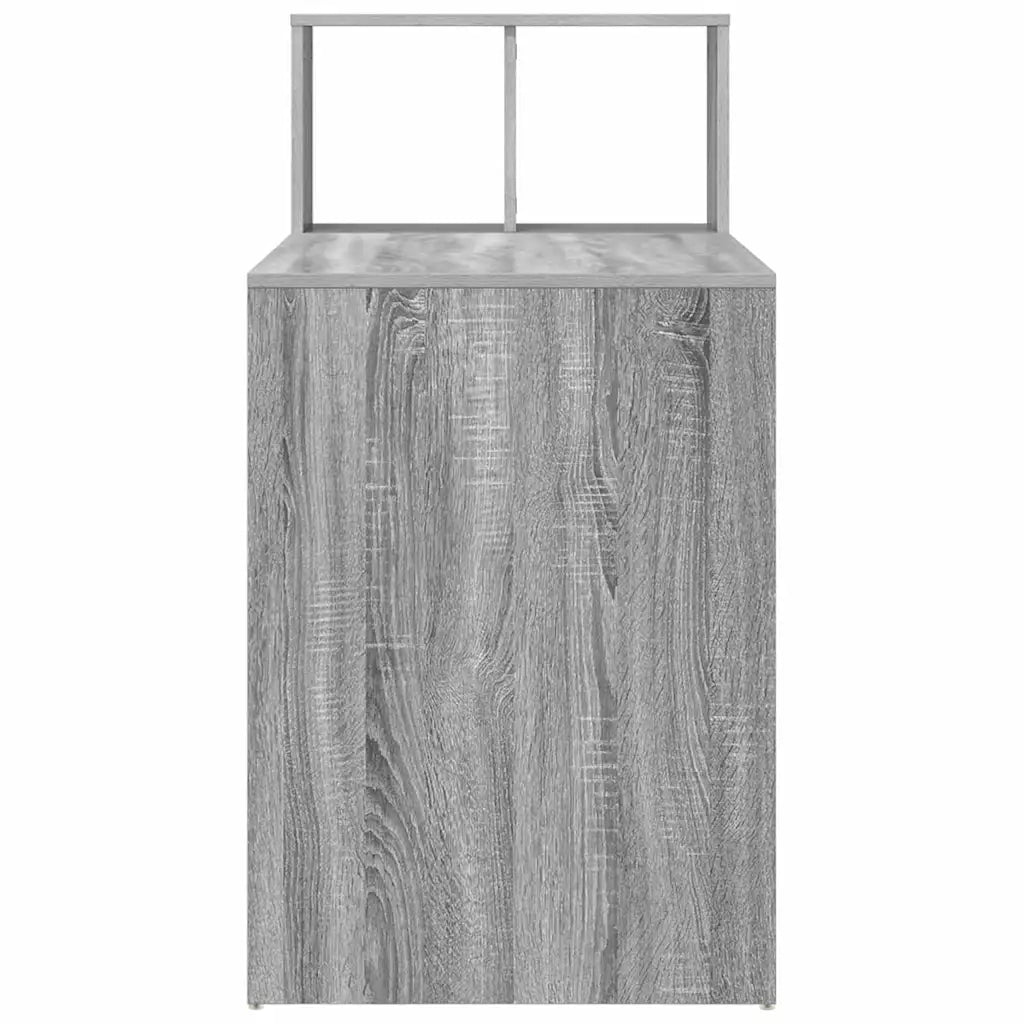 Scrivania | Tavolo da Ufficio Grigio Sonoma 108 x 55 x 103.5 cm Legno multistrato
