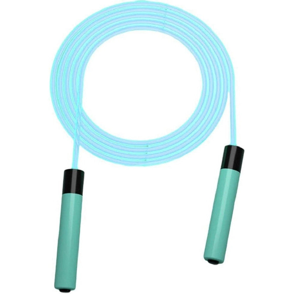 Trade Shop - Corda Per Saltare Incandescenti Regolabili Led Fitness Esercizio Allenamento Sport -