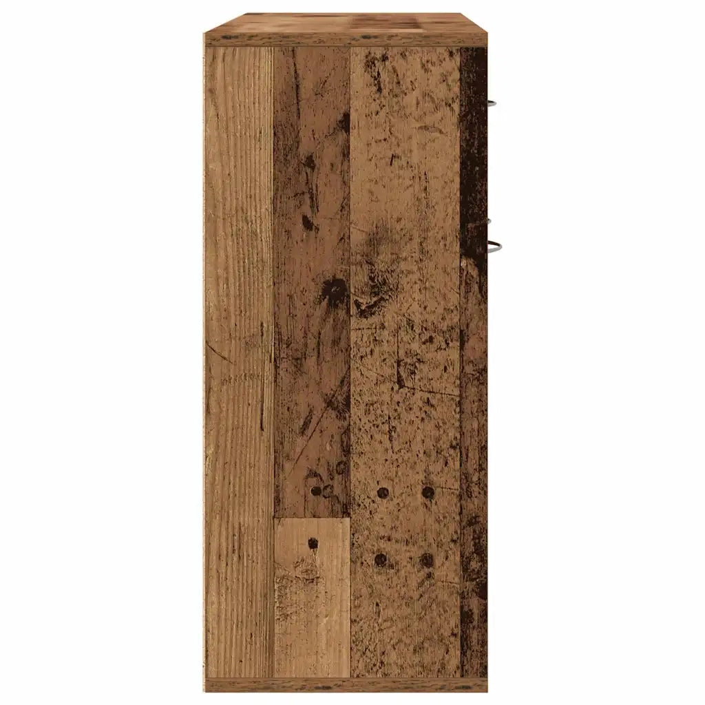 Credenza-Buffet-Armadio da cucina Legno Antico 88x30x70 cm in Legno Multistrato