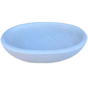 Pilozza lavabo ovale cemento calcestruzzo l.60xp.40xh.20 cm bianca serie ostuni