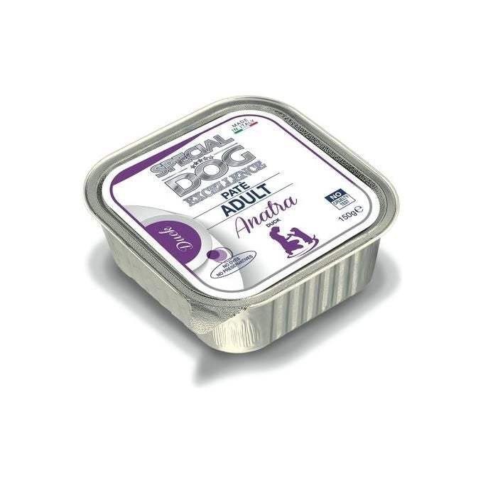 Monge Special Dog Excellence Alimento Umido Cani Adult Paté Anatra 150 g Pacco 8 pezzi