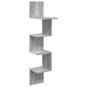 Scaffale da parete A parete Grigio 32 x 21 x 107 cm 8012137