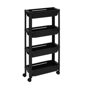 Carrello cucina allungabile nero