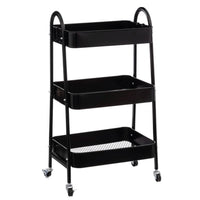 CARRELLO CUCINA NERO