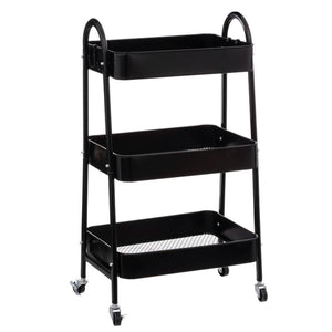 CARRELLO CUCINA NERO