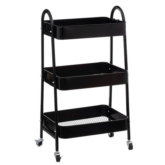 CARRELLO CUCINA NERO