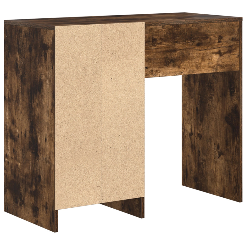 Scrivania Marrone Rovere Affumicato Legno Ingegnerizzato Media