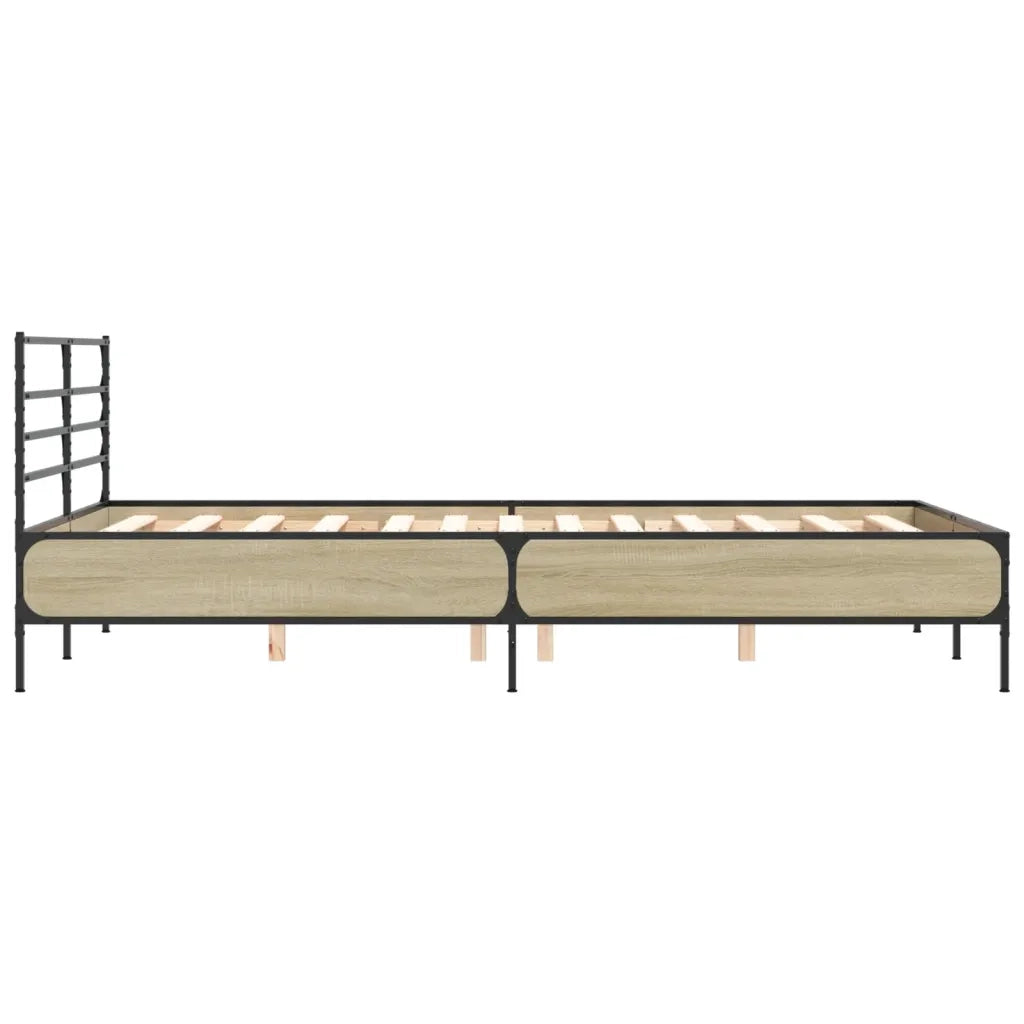 Giroletto Rovere Sonoma 140x190 cm in Legno Multistrato Metallo