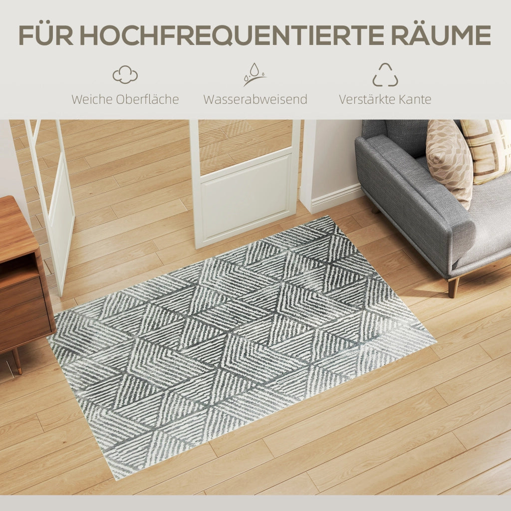 Tappeto moderno soggiorno ¨C zephmum ¨C 150x80 cm grigio scuro